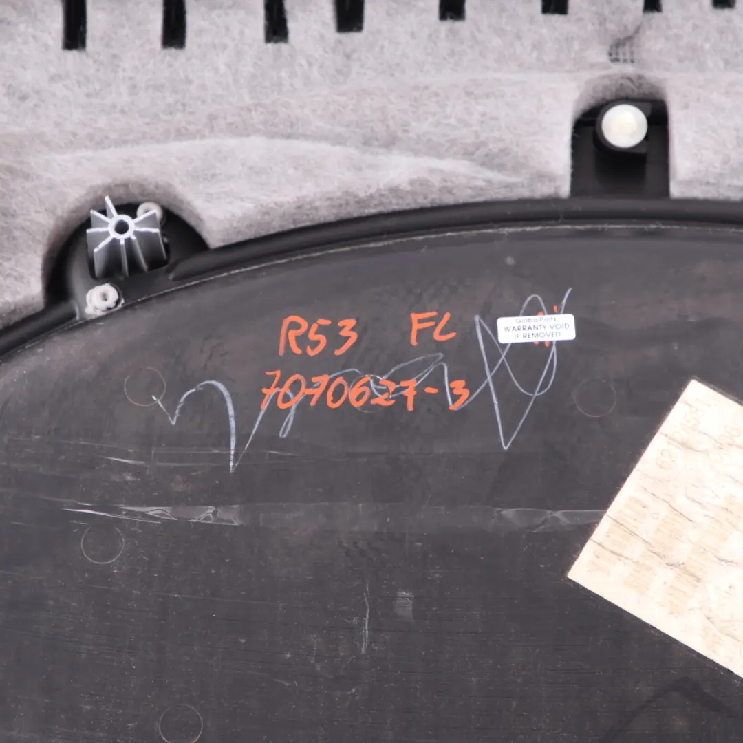 Door Card Front Left N/S Trim Panel Panther Black Alloy Patina to Mini R50 R53 with Part number 7070627 Mini R50 R53 Door Card Front Left N/S Trim Panel Panther Black Alloy Patina - SKU 7070627-3 - Part number 7070627