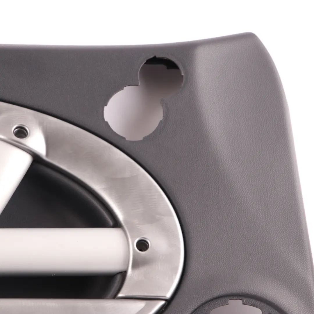 Door Card Front Left N/S Trim Panel Panther Black Alloy Patina to Mini R50 R53 with Part number 7070627 Mini R50 R53 Door Card Front Left N/S Trim Panel Panther Black Alloy Patina - SKU 7070627-3 - Part number 7070627