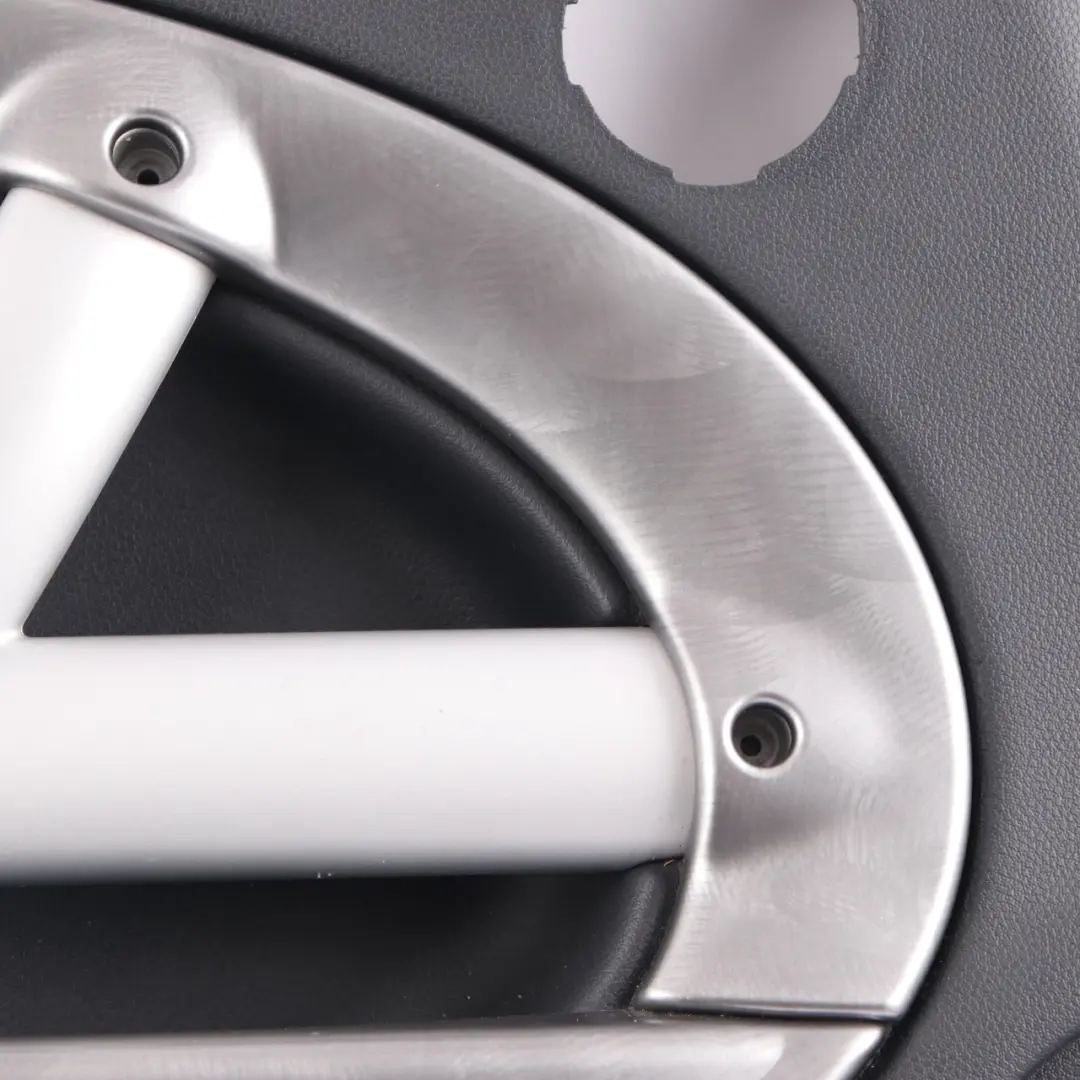 Door Card Front Left N/S Trim Panel Panther Black Alloy Patina to Mini R50 R53 with Part number 7070627 Mini R50 R53 Door Card Front Left N/S Trim Panel Panther Black Alloy Patina - SKU 7070627-3 - Part number 7070627