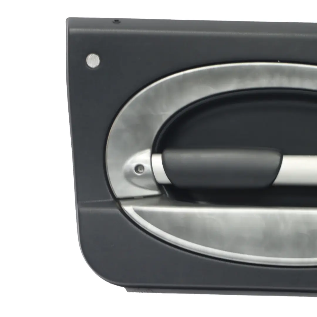 Garniture de Carte de Porte Avant Gauche Panthere Noir Alu Patine pour Mini R50 R53 à propos du numéro de pièce 7070627 Mini R50 R53 Garniture de Carte de Porte Avant Gauche Panthere Noir Alu Patine - SKU 7070627 - Numéro de pièce 7070627