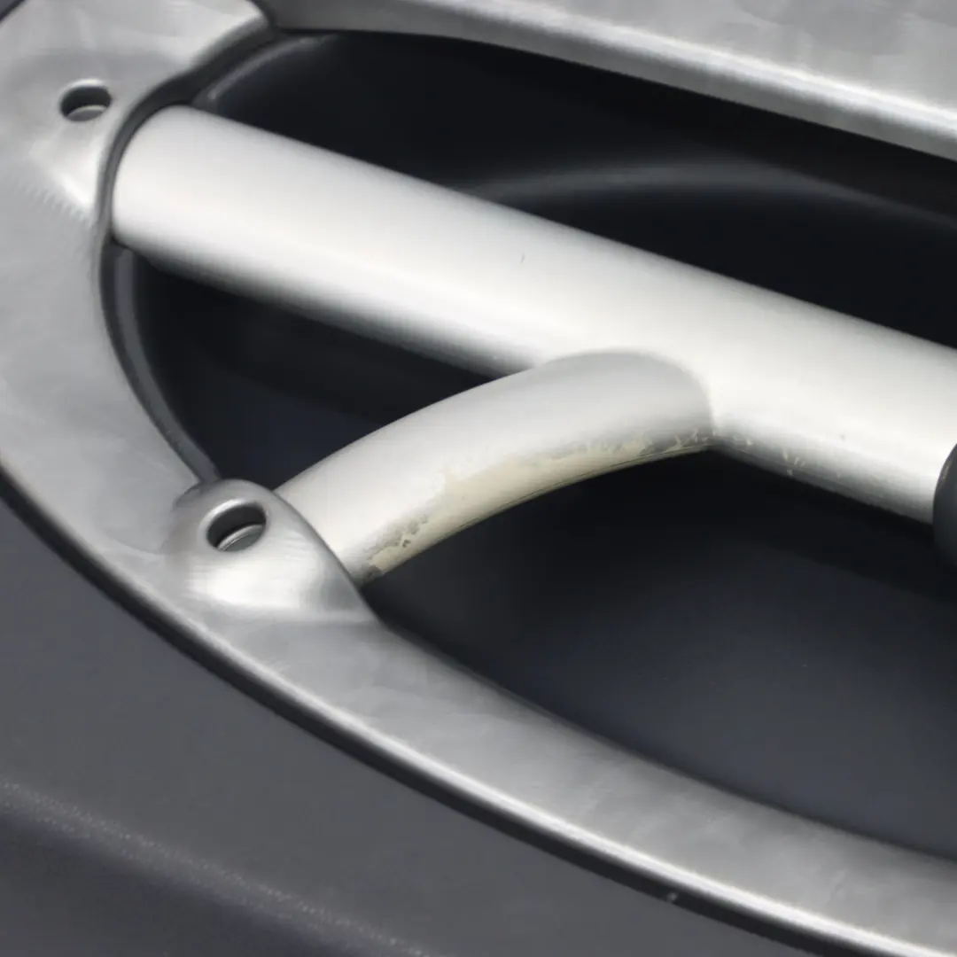 Front Left Door Card Trim Side Panther Black Alloy Patina para Mini R50 R53 con número de pieza 7070627 Mini R50 R53 Front Left Door Card Trim Side Panther Black Alloy Patina - SKU 7070627 - Número de pieza 7070627