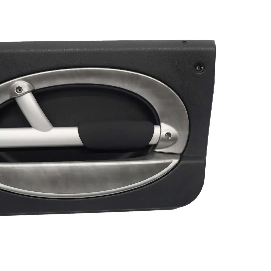 Front Right O/S Door Card Trim Panther Black Alloy Patina to Mini R50 R53 1 with Part number 7070628 Mini R50 R53 1 Front Right O/S Door Card Trim Panther Black Alloy Patina - SKU 7070628-1 - Part number 7070628
