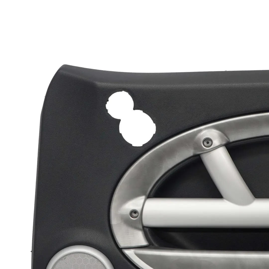 Front Right O/S Door Card Trim Panther Black Alloy Patina to Mini R50 R53 1 with Part number 7070628 Mini R50 R53 1 Front Right O/S Door Card Trim Panther Black Alloy Patina - SKU 7070628-1 - Part number 7070628