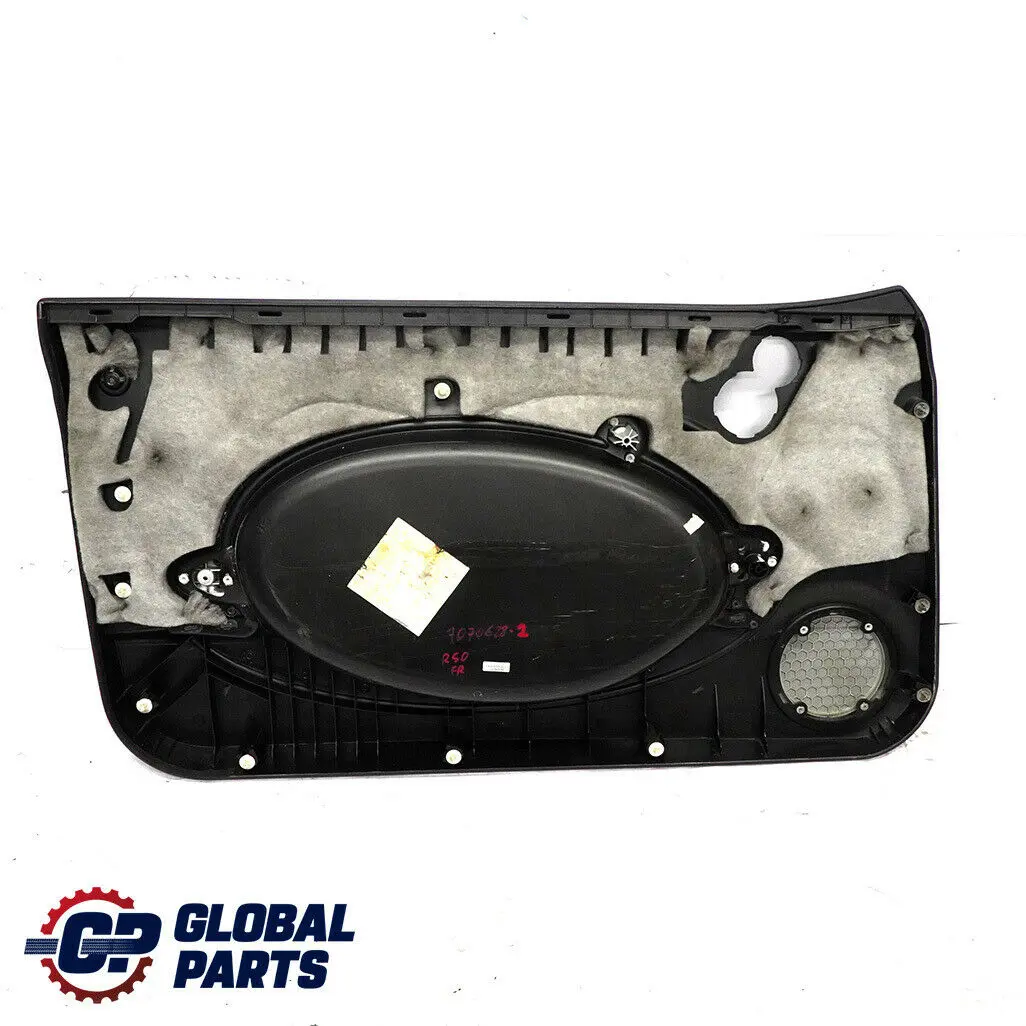 Delantera Derecha Tarjeta de Puerta Trim Pantera Negro Aleacion Patina para Mini R50 con número de pieza 7070628 Mini R50 Delantera Derecha Tarjeta de Puerta Trim Pantera Negro Aleacion Patina - SKU 7070628-2 - Número de pieza 7070628