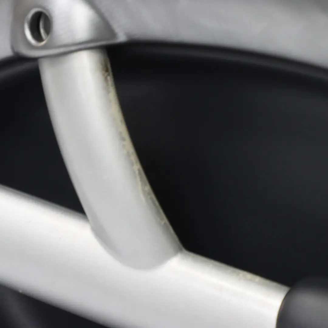 Front Right O/S Door Card Trim Panther Black Alloy Patina to Mini R50 R53 with Part number 7070628 Mini R50 R53 Front Right O/S Door Card Trim Panther Black Alloy Patina - SKU 7070628 - Part number 7070628