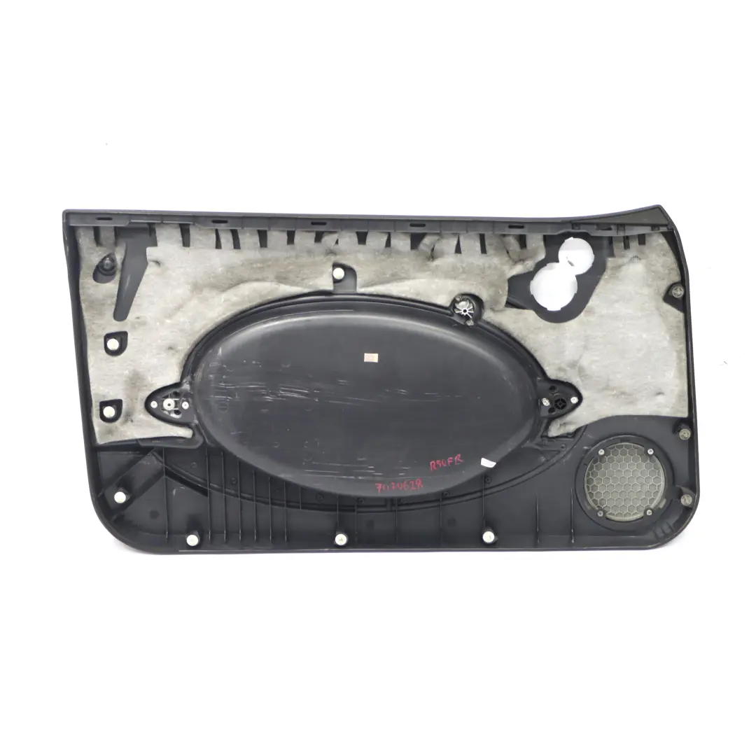 Pannello Porta Lega Patina Anteriore Destro Nero per Mini R50 R53 con numero di parte 7070628 Mini R50 R53 Pannello Porta Lega Patina Anteriore Destro Nero - SKU 7070628 - Numero di parte 7070628