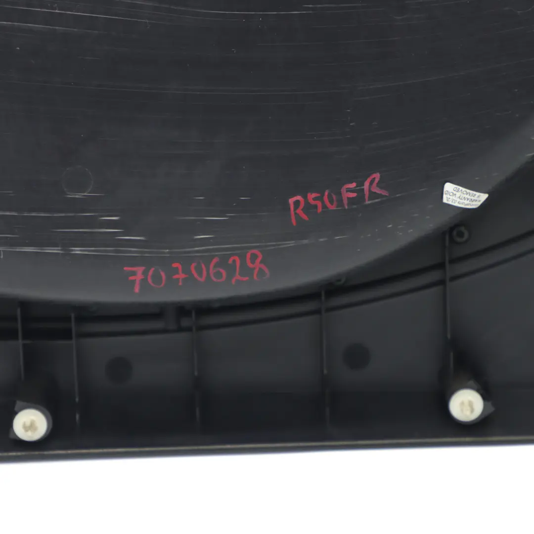 Mini R50 R53 Delantera Derecha Tarjeta Puerta Trim Pantera Patina Aleacion Negro - SKU 7070628 - Número de pieza 7070628