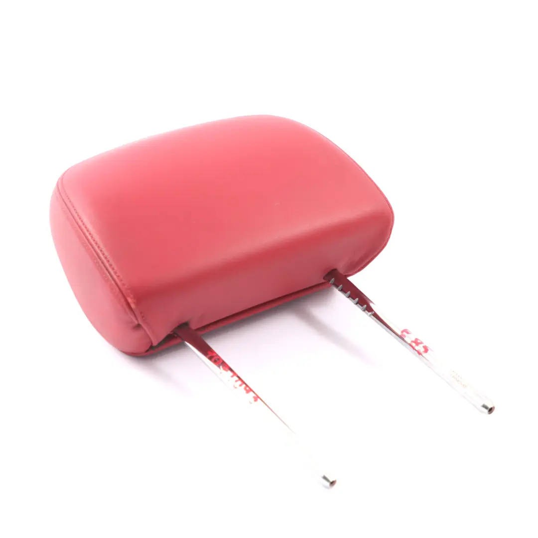 BMW Z4 E85 Front Seat Left Right N/O/S Headrest Head Cover Red Leather - SKU 7071093 - Part number 7071093