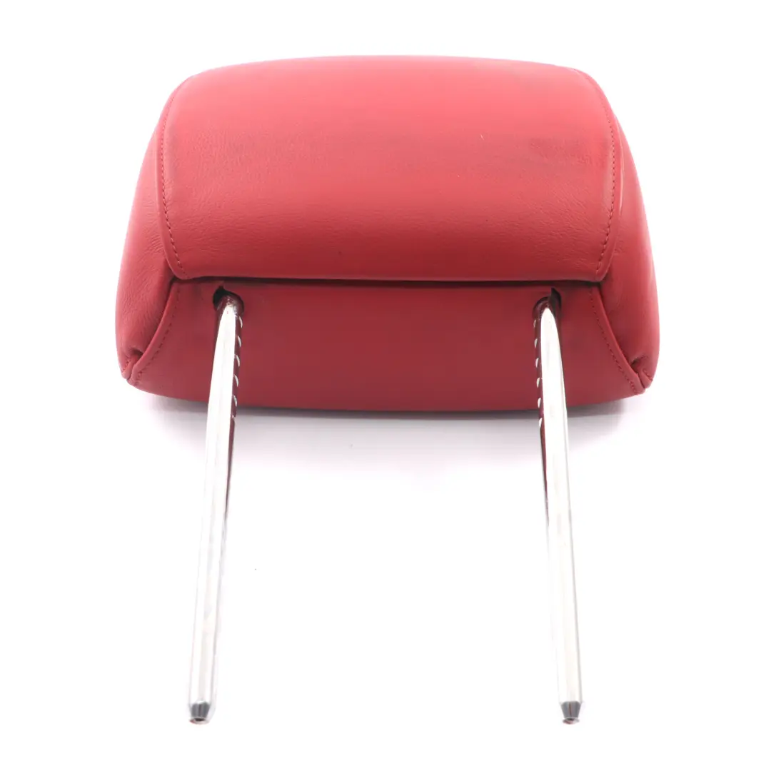 BMW Z4 E85 Front Seat Left Right N/O/S Headrest Head Cover Red Leather - SKU 7071093 - Part number 7071093