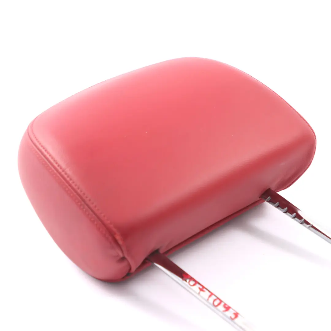 Sedile Anteriore Sinistro Destro Poggiatesta Coperchio Pelle Rossa per BMW Z4 E85 con numero di parte 7071093 BMW Z4 E85 Sedile Anteriore Sinistro Destro Poggiatesta Coperchio Pelle Rossa - SKU 7071093 - Numero di parte 7071093