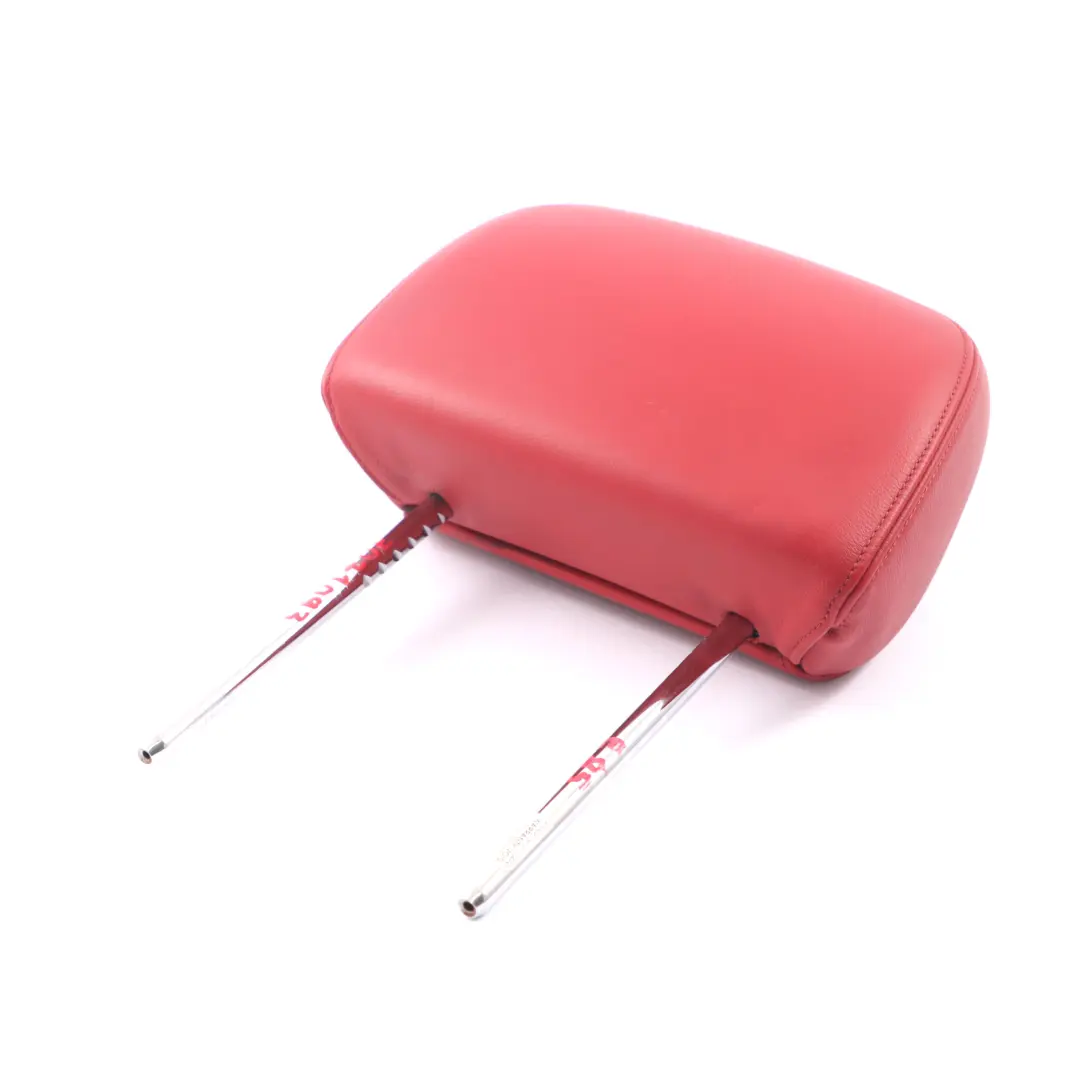 BMW Z4 E85 Asiento Delantero Izquierda Derecha Reposacabezas Tapa Cuero Rojo - SKU 7071093 - Número de pieza 7071093
