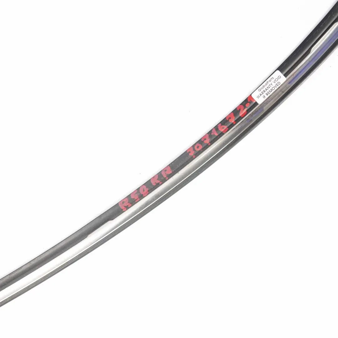 Mini R50 R53 Acabado Ventana Trasera Derecha O / S Side Strip Cromo - SKU 7071672-1 - Número de pieza 7071672