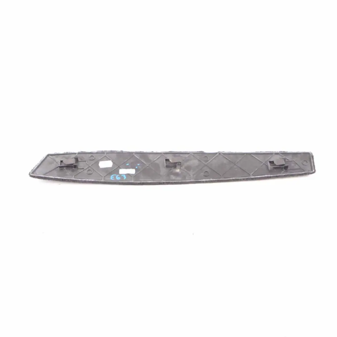 BMW E63 E64 Panel Moldura Consola Central Trasera Derecha Negro - SKU 7072742 - Número de pieza 7072742