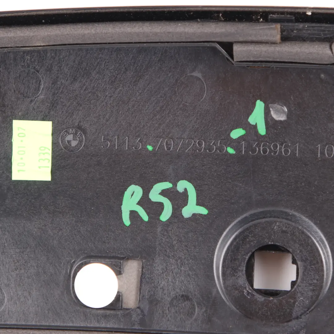 Top Windshield Windscreen Panel Cover to Mini R52 Convertible with Part number 7072935 Mini R52 Convertible Top Windshield Windscreen Panel Cover - SKU 7072935-1 - Part number 7072935