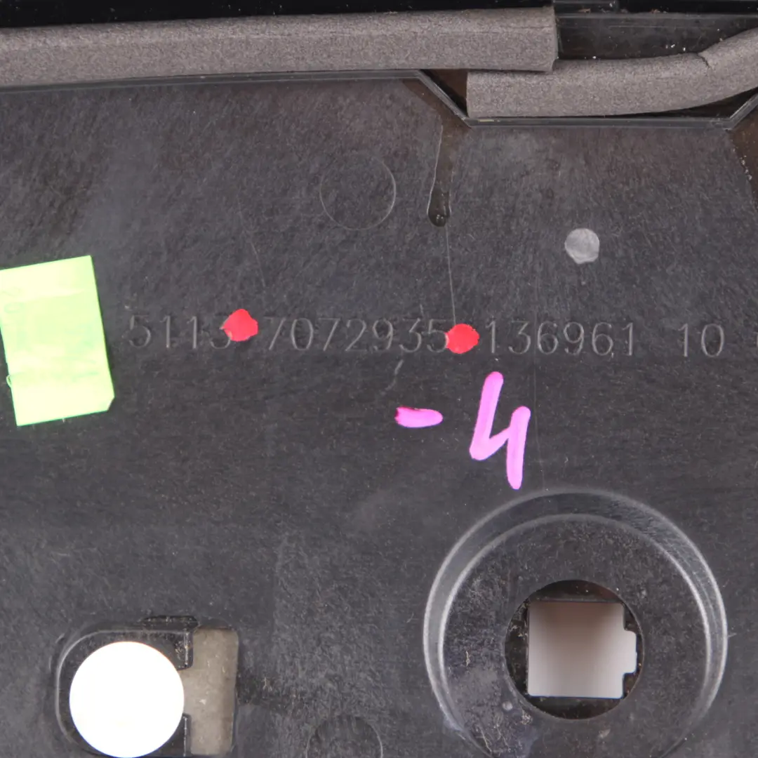 Windshield Windscreen Window Top Panel Cover Trim to Mini R52 Convertible with Part number 7072935 Mini R52 Convertible Windshield Windscreen Window Top Panel Cover Trim - SKU 7072935-4 - Part number 7072935