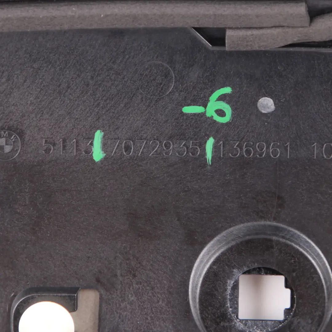 Windshield Windscreen Window Top Panel Cover Trim to Mini R52 Convertible with Part number 7072935 Mini R52 Convertible Windshield Windscreen Window Top Panel Cover Trim - SKU 7072935-6 - Part number 7072935