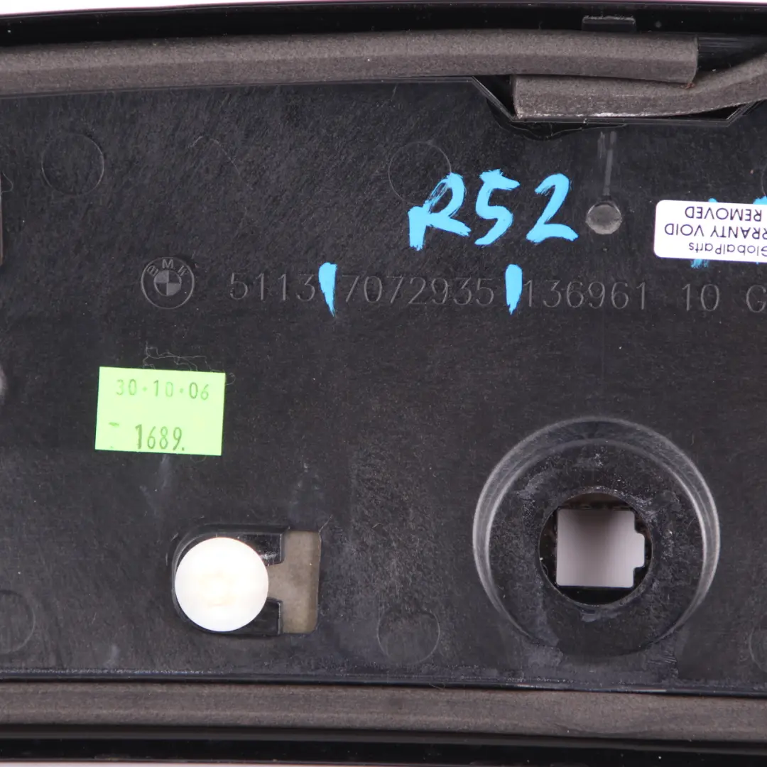 Osłona Obudowa Szyby Przedniej Przód do MINI R52 o numerze 7072935 MINI R52 Osłona Obudowa Szyby Przedniej Przód - SKU 7072935 - Numer Części 7072935