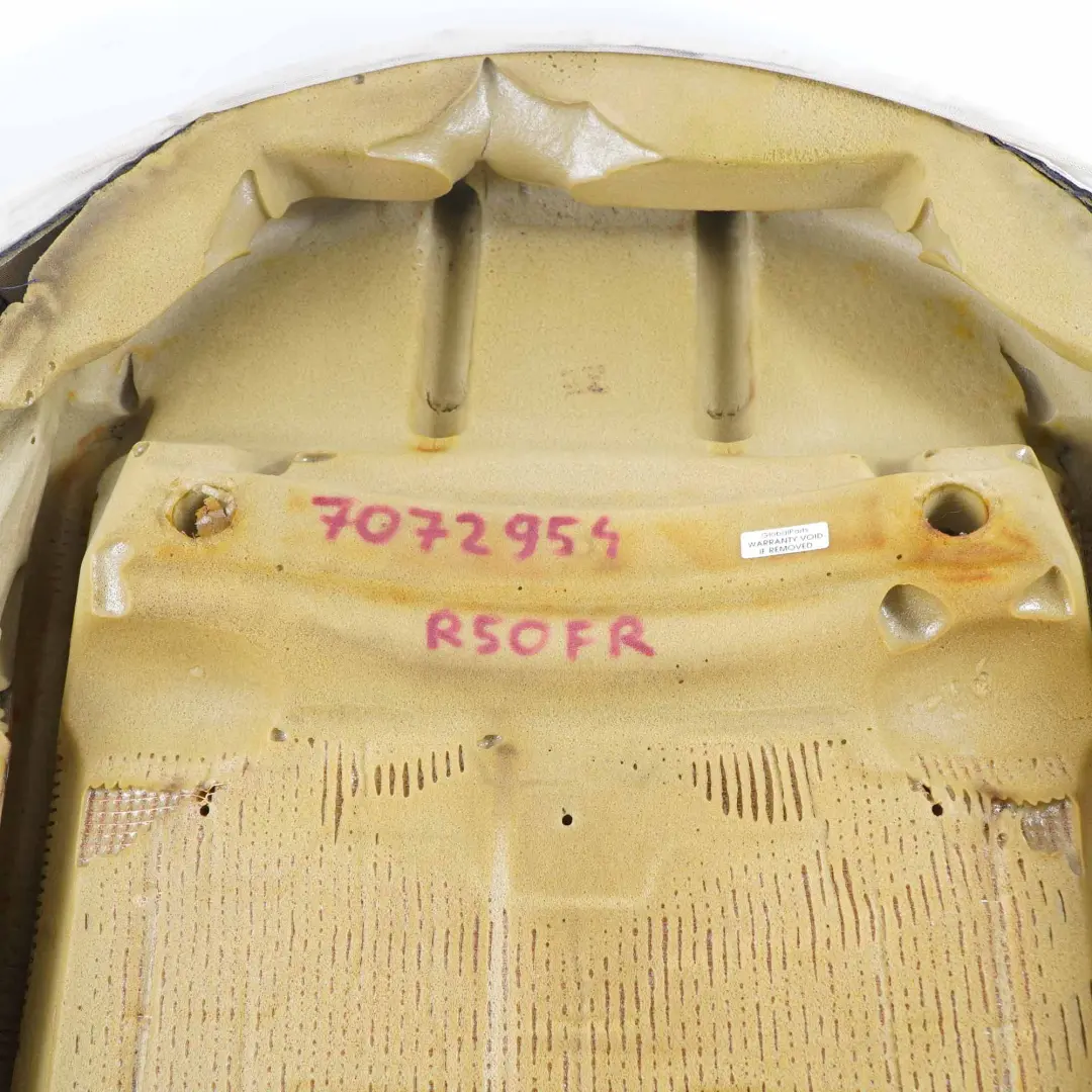 Dossier de Sieges Sport Avant Droite Demi Cuir Space Black Noir pour Mini R50 à propos du numéro de pièce 7072954 Mini R50 Dossier de Sieges Sport Avant Droite Demi Cuir Space Black Noir - SKU 7072954 - Numéro de pièce 7072954