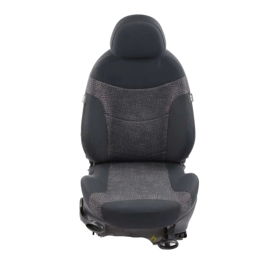 Delantero Derecho Asiento Tela Kaleido Negro para Mini Cooper One R50 R53 Sport con número de pieza 7073000 Mini Cooper One R50 R53 Sport Delantero Derecho Asiento Tela Kaleido Negro - SKU 7073000 - Número de pieza 7073000