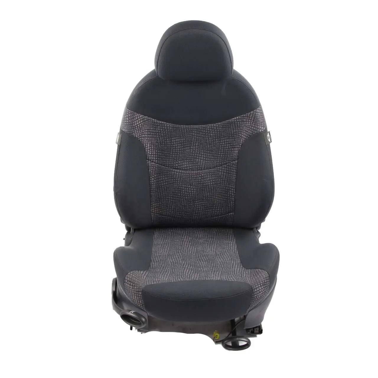 Mini Cooper One R50 R53 Sport Delantero Derecho Asiento Tela Kaleido Negro