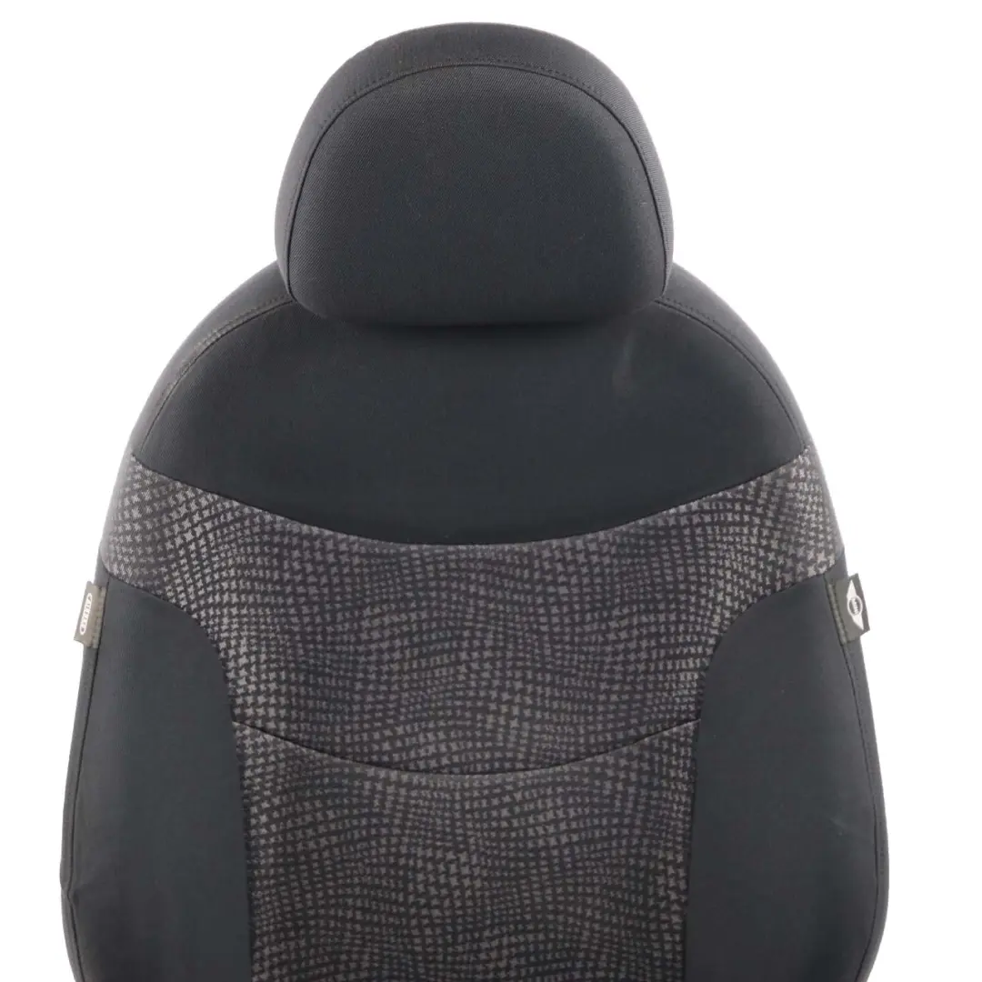 Sedile Anteriore Destro In Tessuto Kaleido Black per Mini Cooper One R50 R53 Sport con numero di parte 7073000 Mini Cooper One R50 R53 Sport Sedile Anteriore Destro In Tessuto Kaleido Black - SKU 7073000 - Numero di parte 7073000