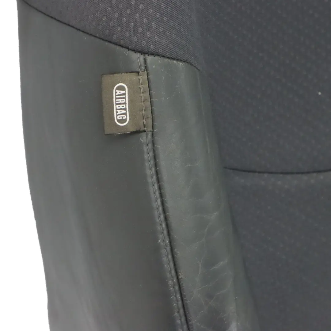 Front Left Sport Seat N/S Backrest Trim Cover Cloth Leather Black to Mini R50 with Part number 7073004 Mini R50 Front Left Sport Seat N/S Backrest Trim Cover Cloth Leather Black - SKU 7073004-2 - Part number 7073004