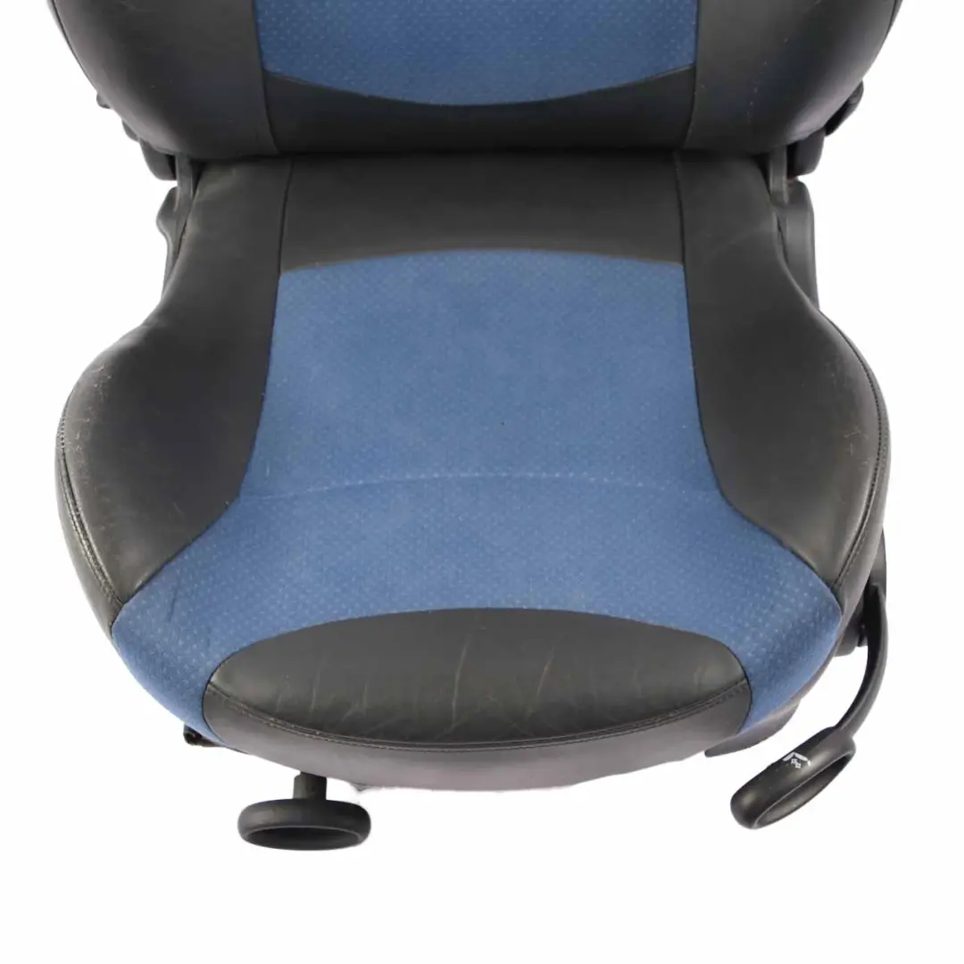 Front Left N/S Cloth / Leather Satellite Blue Seat to Mini Cooper S R50 R53 Sport with Part number 7073005 Mini Cooper S R50 R53 Sport Front Left N/S Cloth / Leather Satellite Blue Seat - SKU 7073005-2 - Part number 7073005