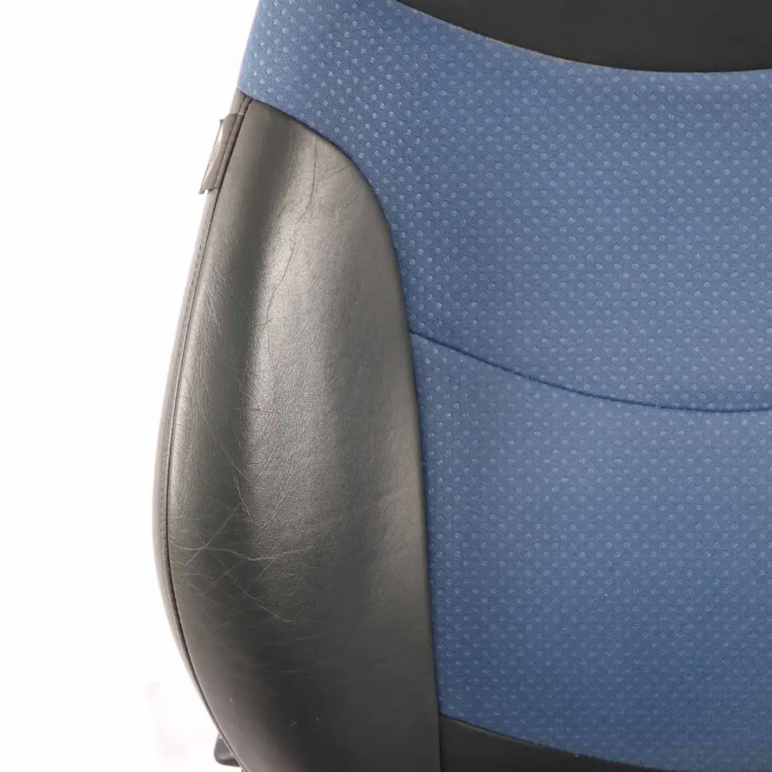 Front Left N/S Cloth / Leather Satellite Blue Seat to Mini Cooper S R50 R53 Sport with Part number 7073005 Mini Cooper S R50 R53 Sport Front Left N/S Cloth / Leather Satellite Blue Seat - SKU 7073005-2 - Part number 7073005