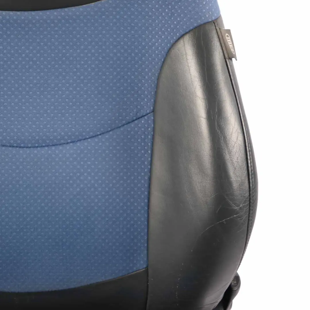 Front Left N/S Cloth / Leather Satellite Blue Seat to Mini Cooper S R50 R53 Sport with Part number 7073005 Mini Cooper S R50 R53 Sport Front Left N/S Cloth / Leather Satellite Blue Seat - SKU 7073005-2 - Part number 7073005