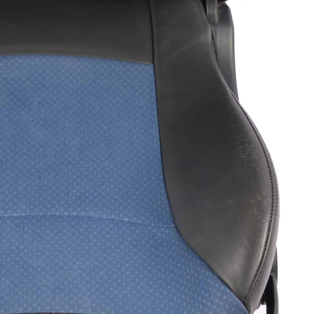 Front Left N/S Cloth / Leather Satellite Blue Seat to Mini Cooper S R50 R53 Sport with Part number 7073005 Mini Cooper S R50 R53 Sport Front Left N/S Cloth / Leather Satellite Blue Seat - SKU 7073005-2 - Part number 7073005