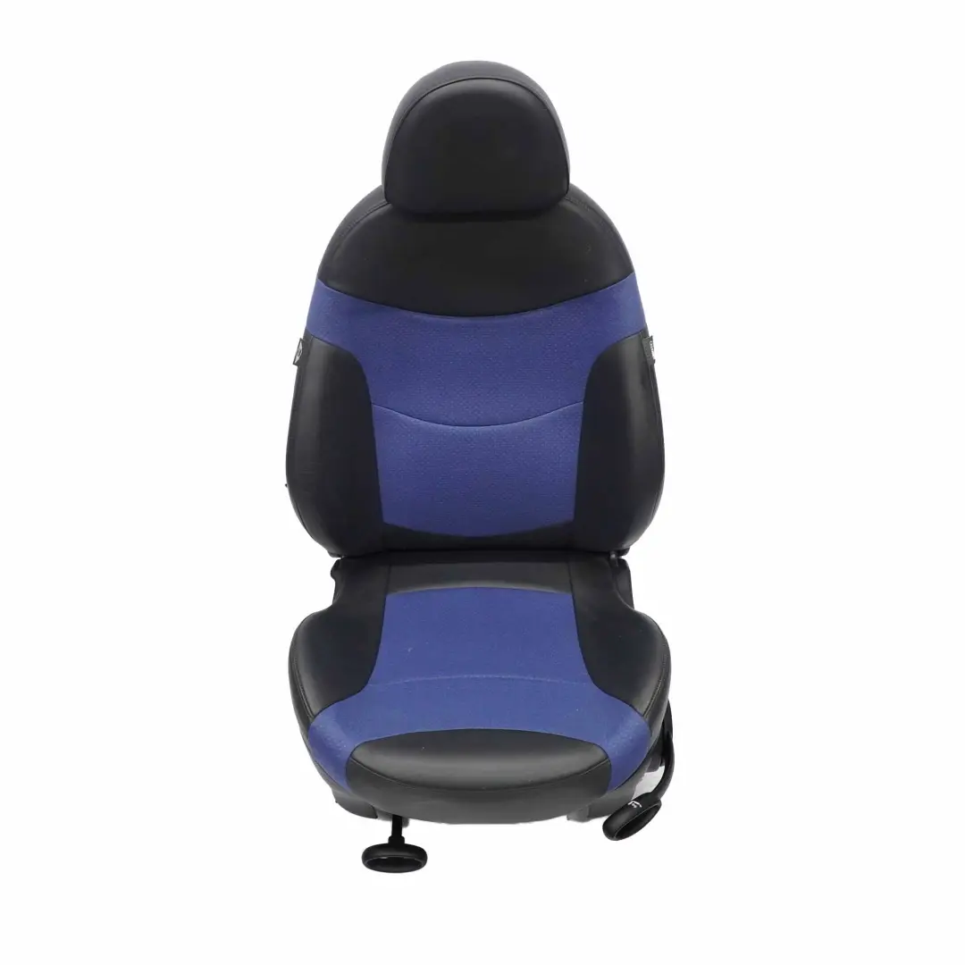 Mini Cooper S R50 R53 Vorne Links Sportsitz Sitz Stoff / Leder Satellite Blau - SKU 7073005-3 - Teilenummer 7073005