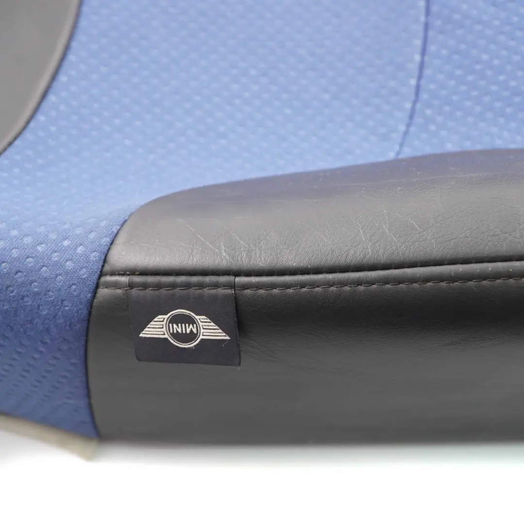 Mini R50 Sedile anteriore sinistro Schienale Pannello Panno Pelle Blu Lapis - SKU 7073005-4 - Numero di parte 7073005