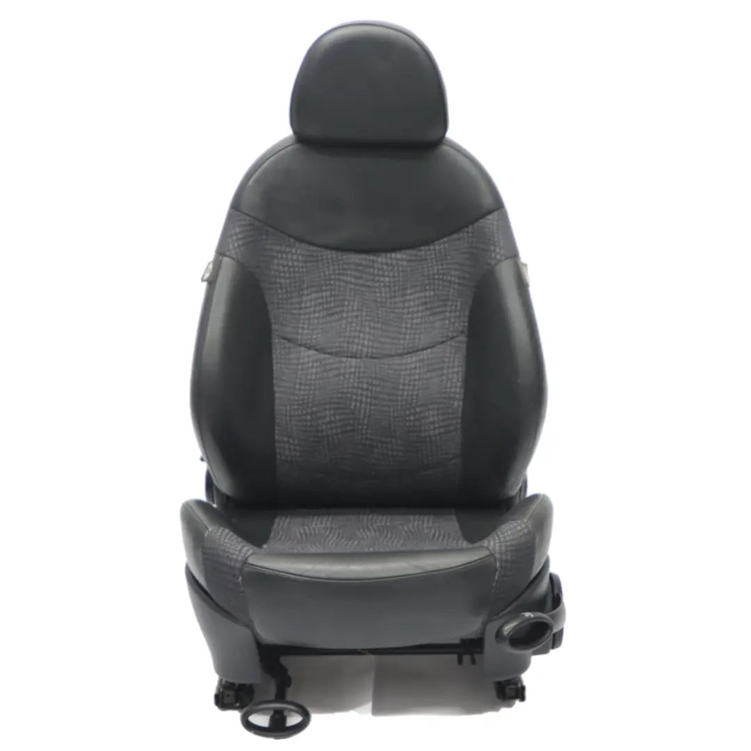 Mini Cooper R50 Sport Front Left Half Leather Seat Panther Black Kaleido - SKU 7073009-1 - Part number 7073009