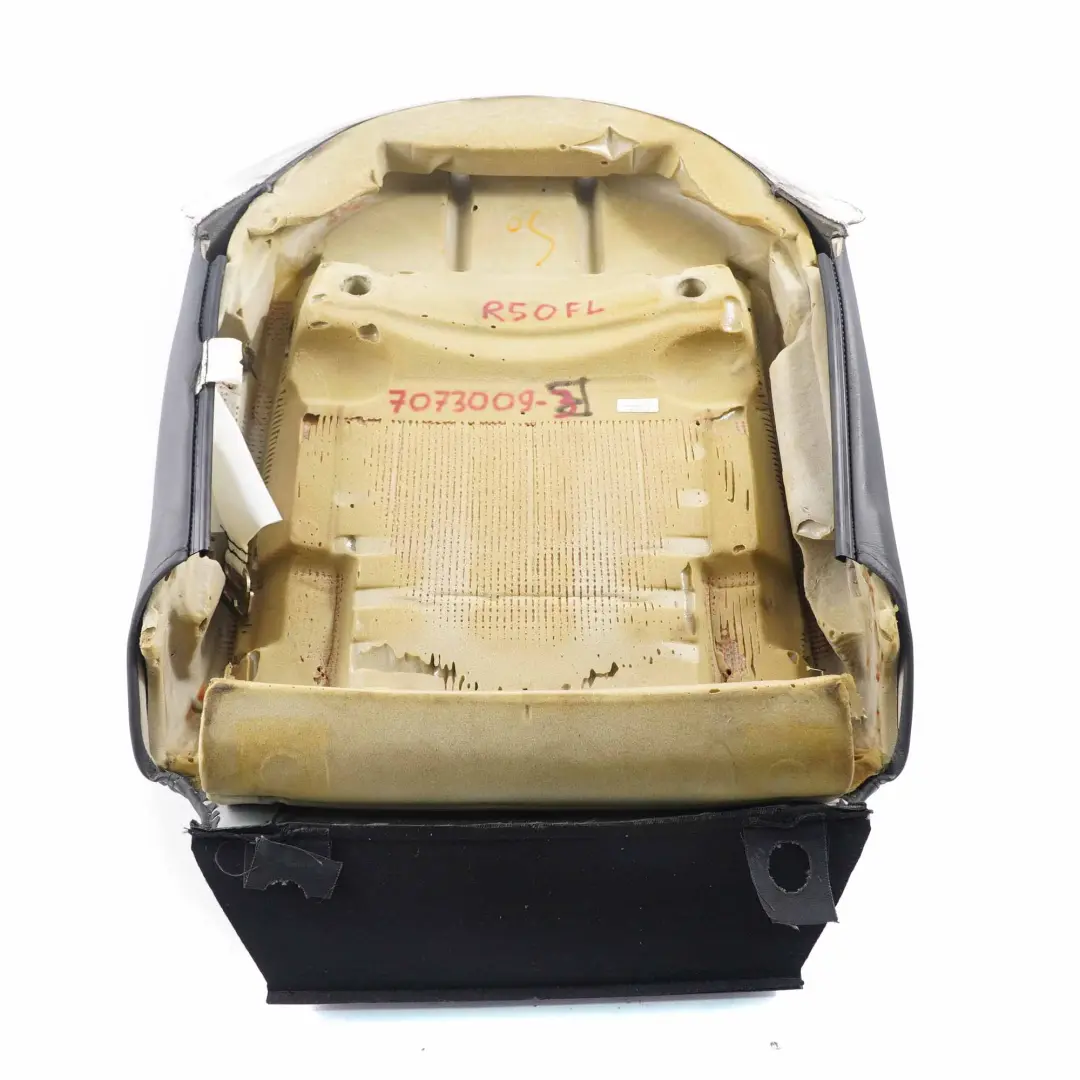 Oparcie Fotela Lewy Przód Sport Półskóra do Mini R50 o numerze 7073009 Mini R50 Oparcie Fotela Lewy Przód Sport Półskóra - SKU 7073009-3 - Numer Części 7073009