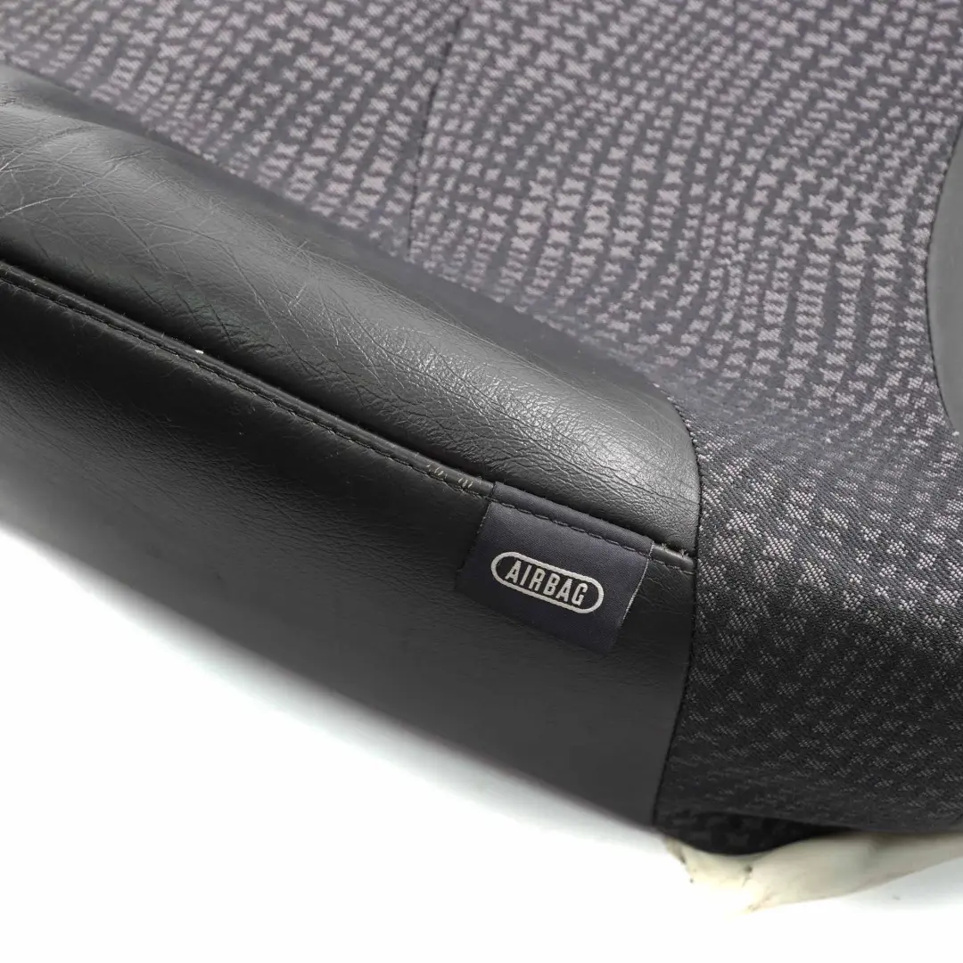Mini R50 Seat Backrest Front Left Sport Seat N/S Half Leather Kaleido Black - SKU 7073009-3 - Part number 7073009