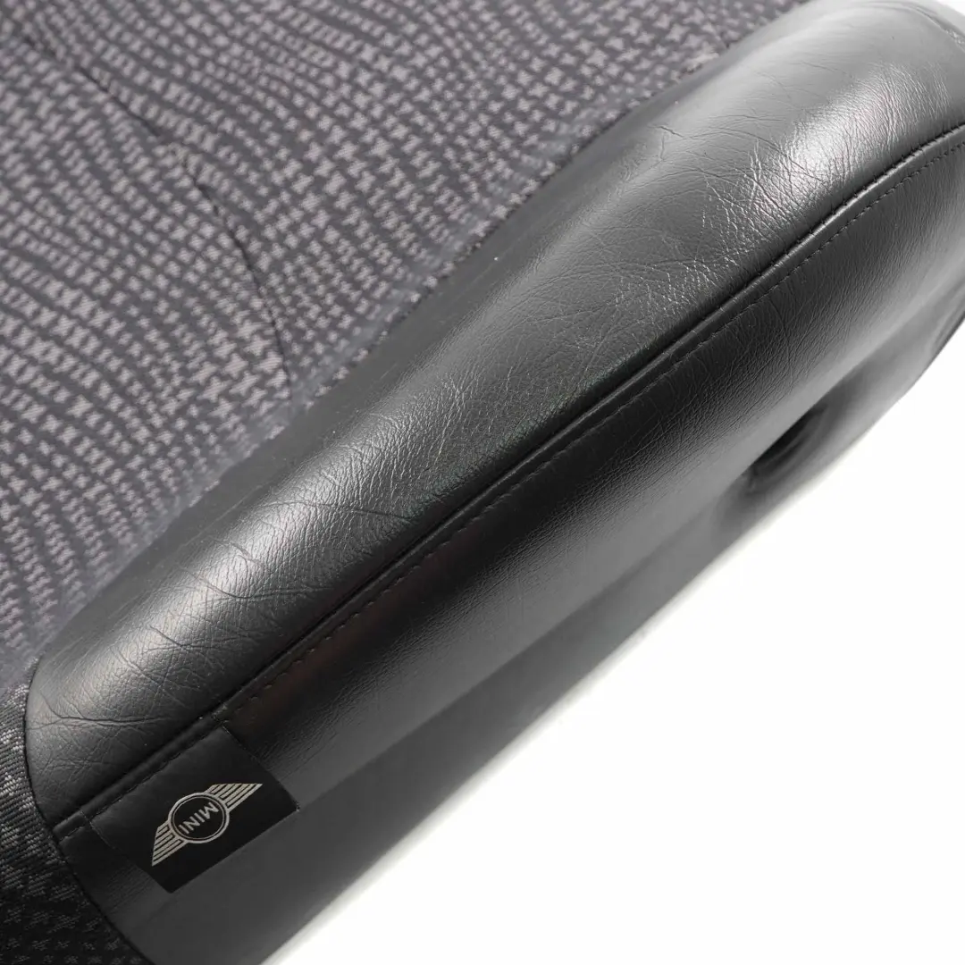 Mini R50 Seat Backrest Front Left Sport Seat N/S Half Leather Kaleido Black - SKU 7073009-3 - Part number 7073009
