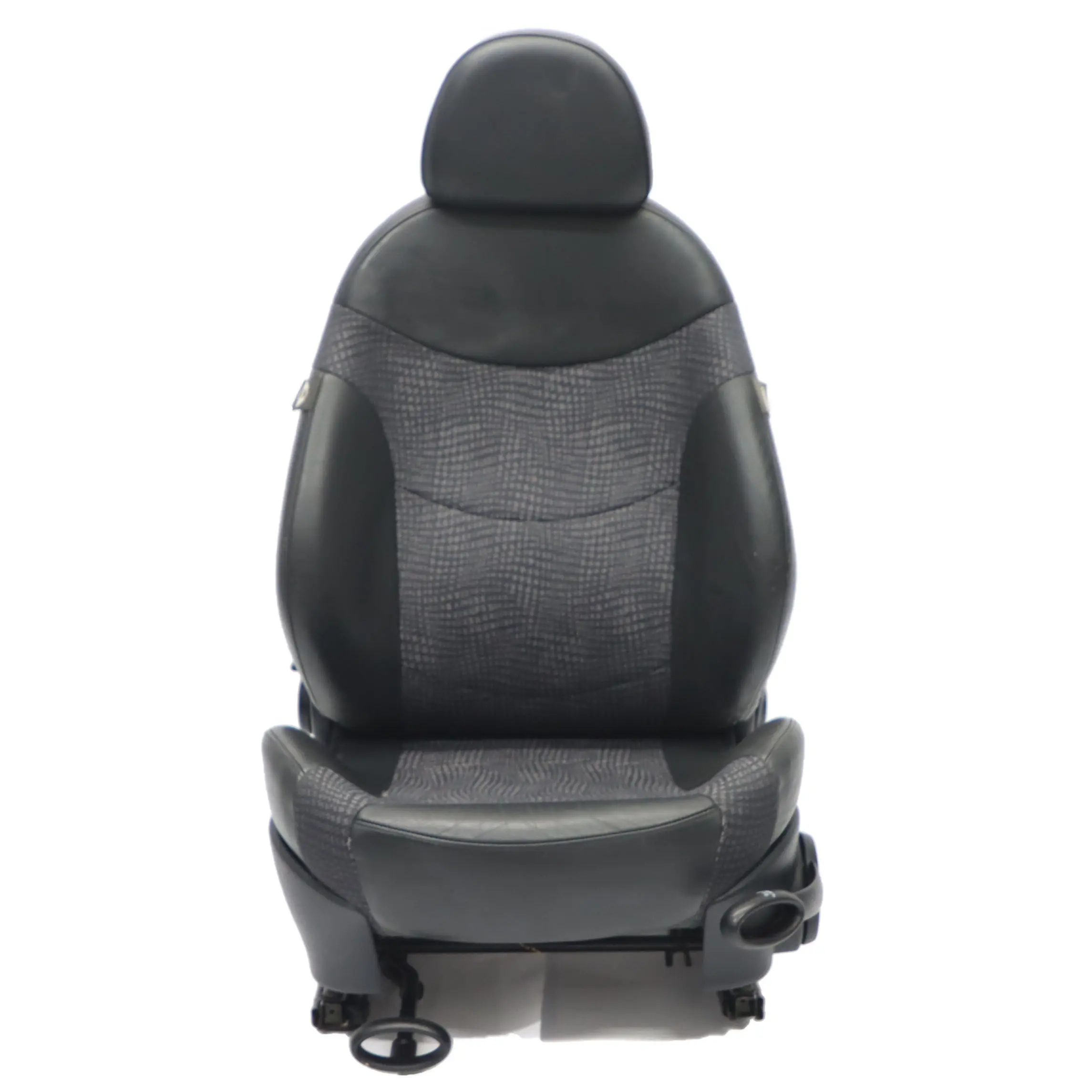 Mini R50 Fotel Lewy Przód Grzany Sport Półskóra Kaleido Czarny