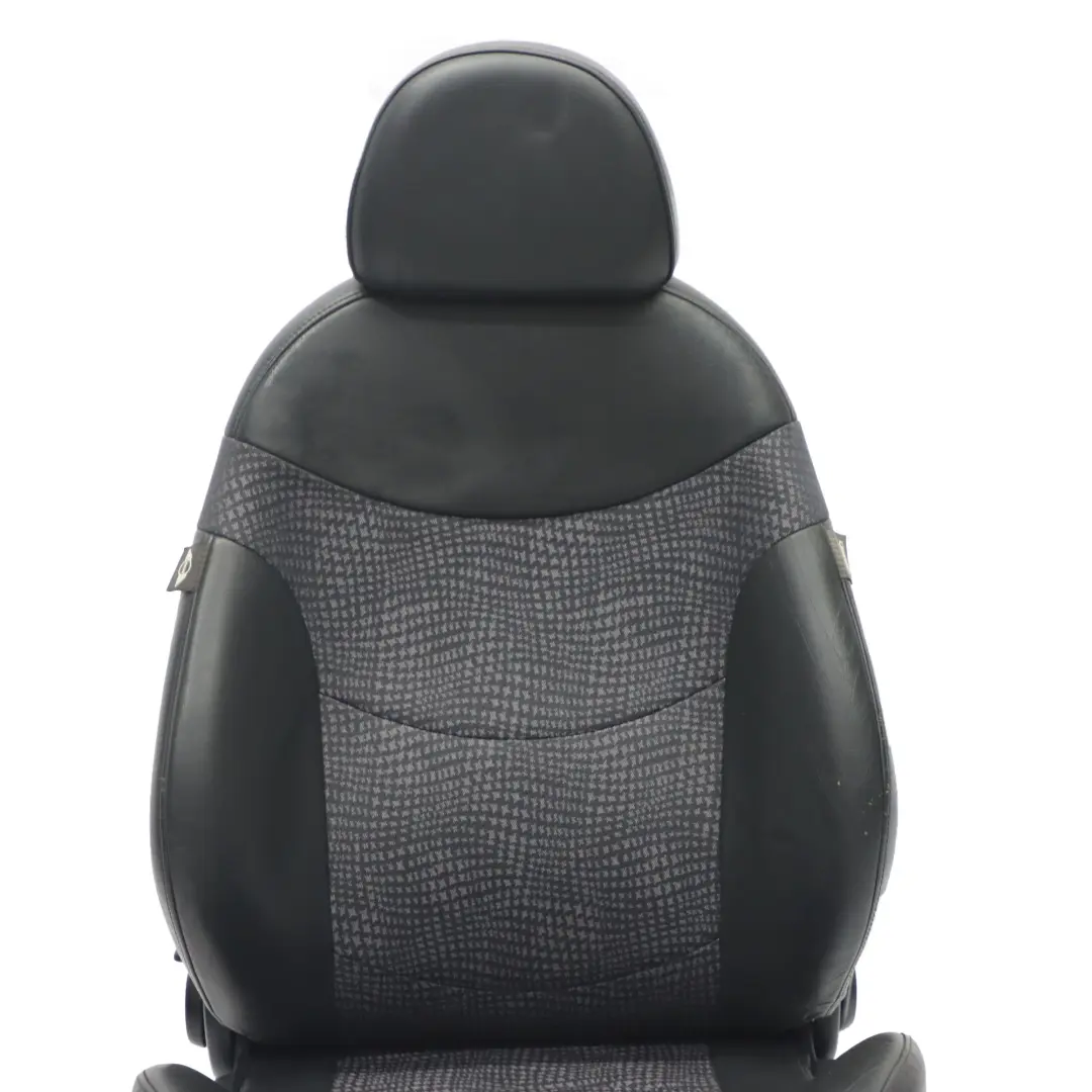 Mini R50 Sport Siege avant gauche en cuir Panther Black Kaleido - SKU 7073009 - Numéro de pièce 7073009