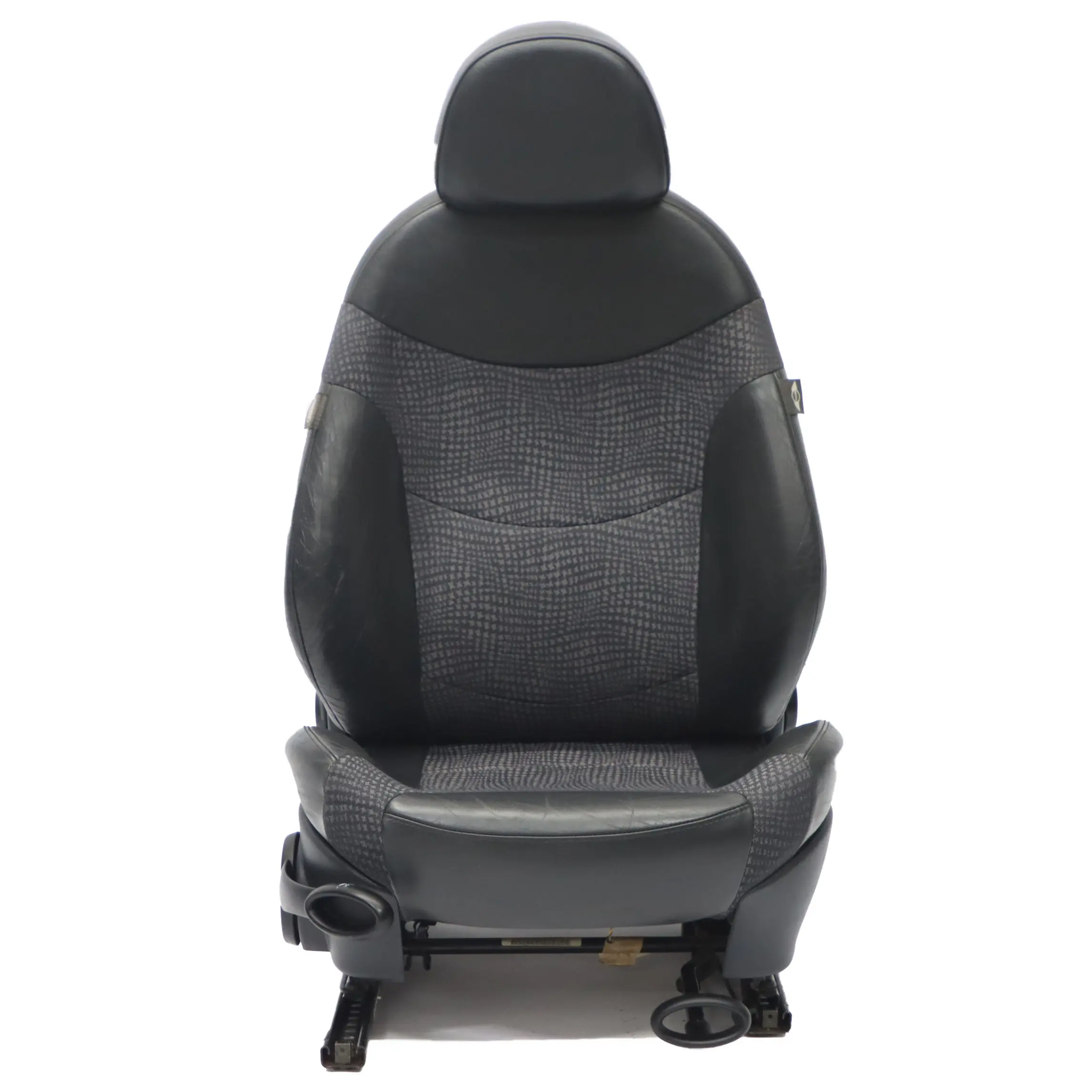 Mini R50 Sport Delantero Derecho Medio Asiento Cuero Panther Negro Kaleido