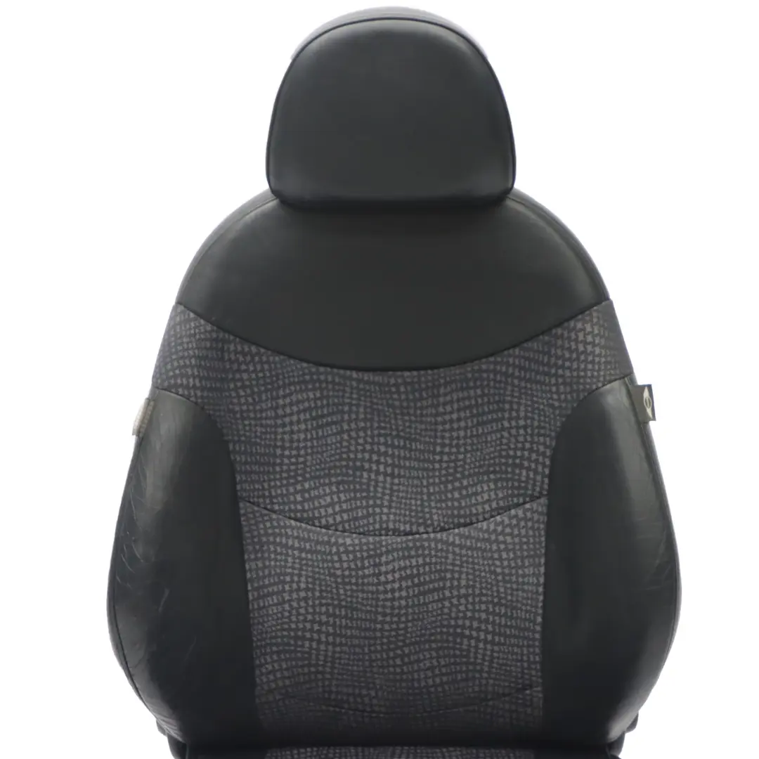Mini Cooper R50 Sport Front Right O/S Half Leather Seat Panther Black Kaleido - SKU 7073010-1 - Part number 7073010