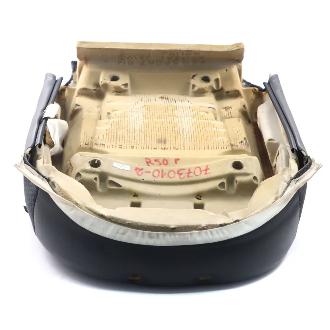 Schienale Anteriore Destro Del Sedile Sportivo Mezza Pelle Kaleido Nero per Mini R50 con numero di parte 7073010 Mini R50 Schienale Anteriore Destro Del Sedile Sportivo Mezza Pelle Kaleido Nero - SKU 7073010-2 - Numero di parte 7073010