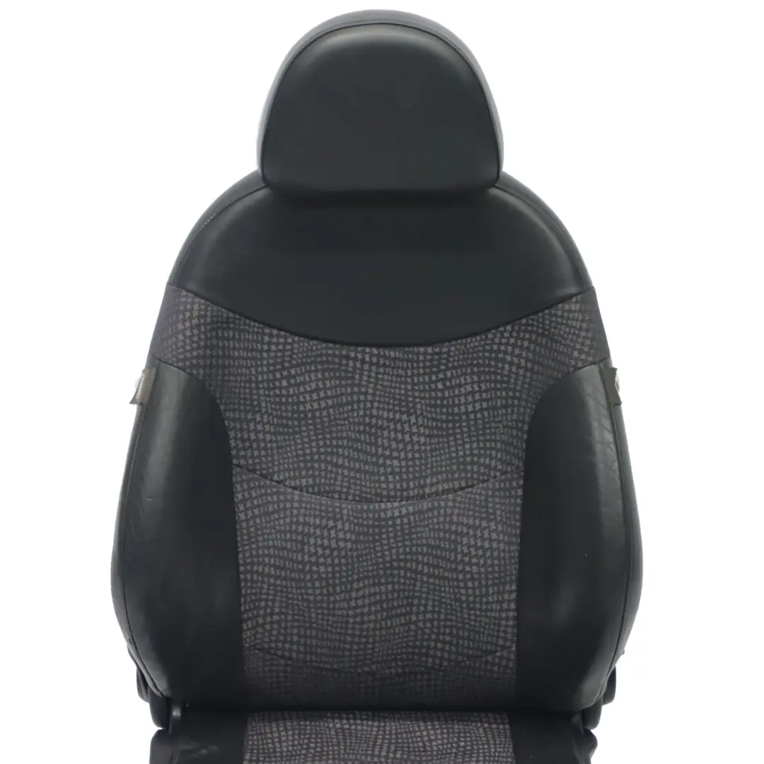  Front Seat Mini R50 Sport Right O/S Half Leather Cloth Panther Black Kaleido - SKU 7073010 - Part number 7073010