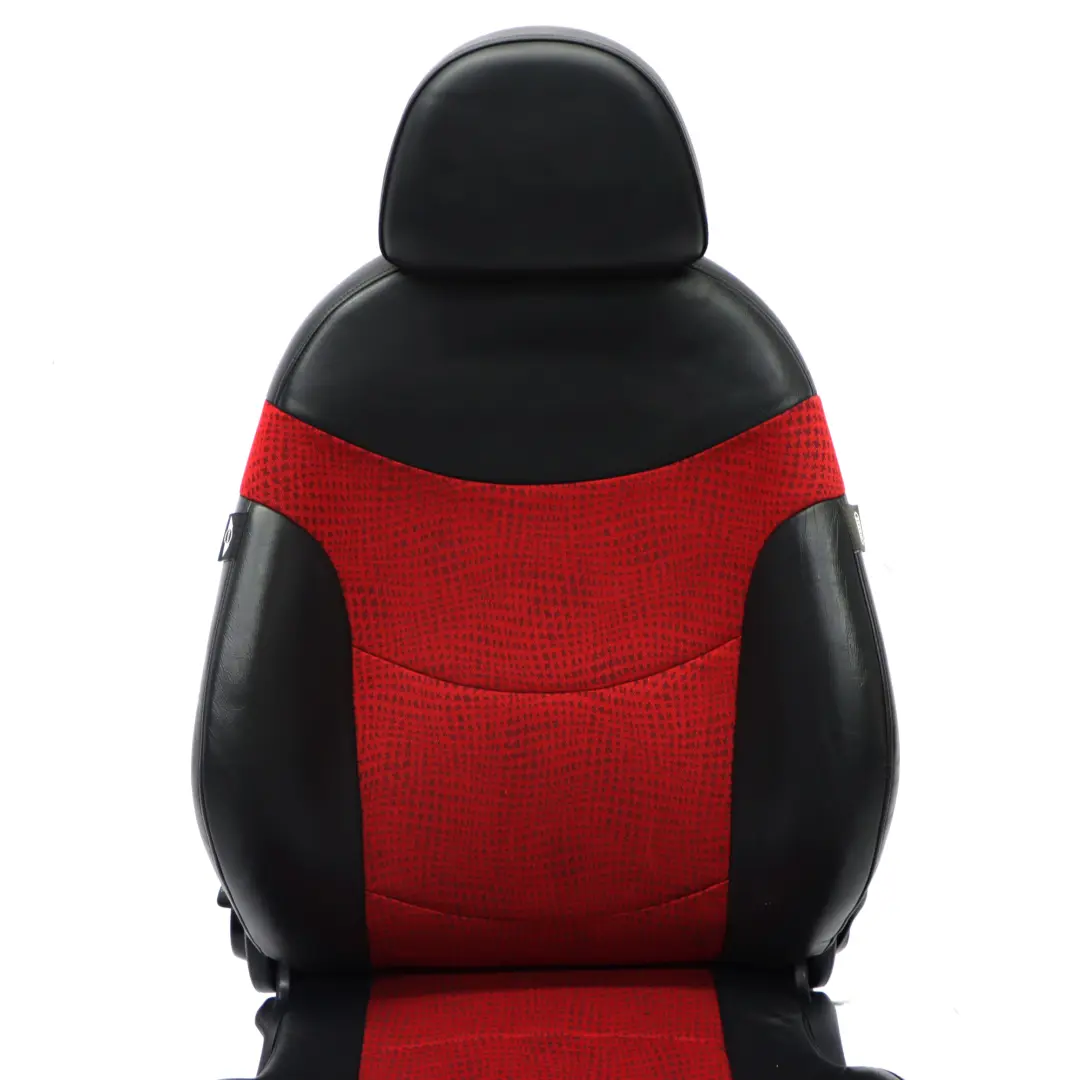Mini Cooper One R50 Front Left N/S Sport Cloth / Leather Seat Kaleido Red - SKU 7073011 - Part number 7073011