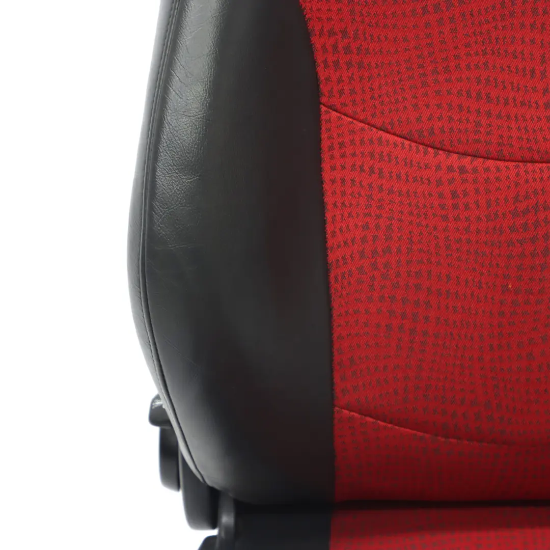 Mini Cooper One R50 Front Left N/S Sport Cloth / Leather Seat Kaleido Red - SKU 7073011 - Part number 7073011