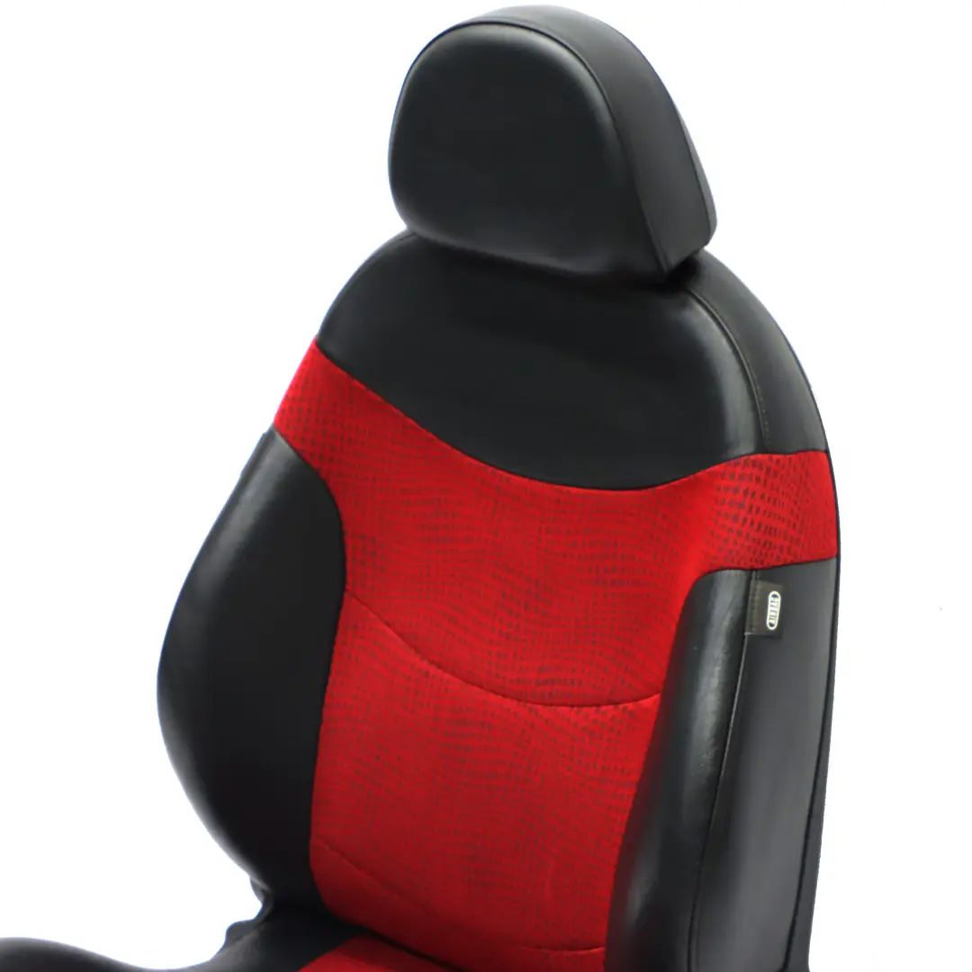 Mini Cooper One R50 Front Left N/S Sport Cloth / Leather Seat Kaleido Red - SKU 7073011 - Part number 7073011