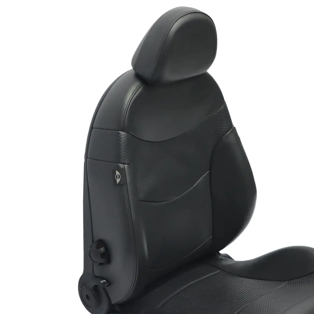 Front Seat Mini R50 R53 Left N/S Sport Panther Black Leather Profile to with Part number 7073015 Front Seat Mini R50 R53 Left N/S Sport Panther Black Leather Profile - SKU 7073015-2 - Part number 7073015