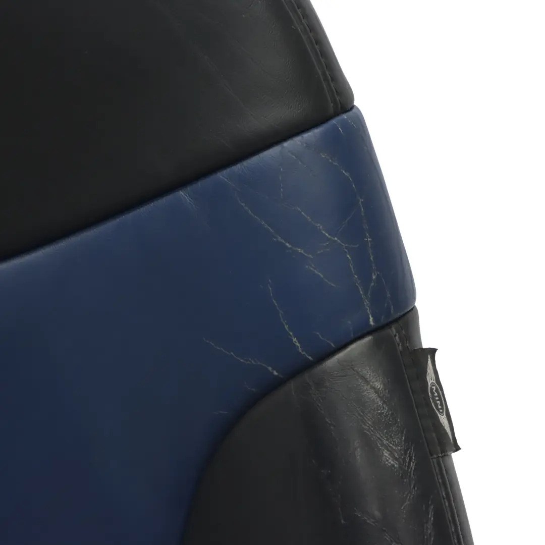  Sedile Anteriore Mini R50 R53 Sport Destro In Pelle Gravity Lapis Blue - SKU 7073020-1 - Numero di parte 7073020
