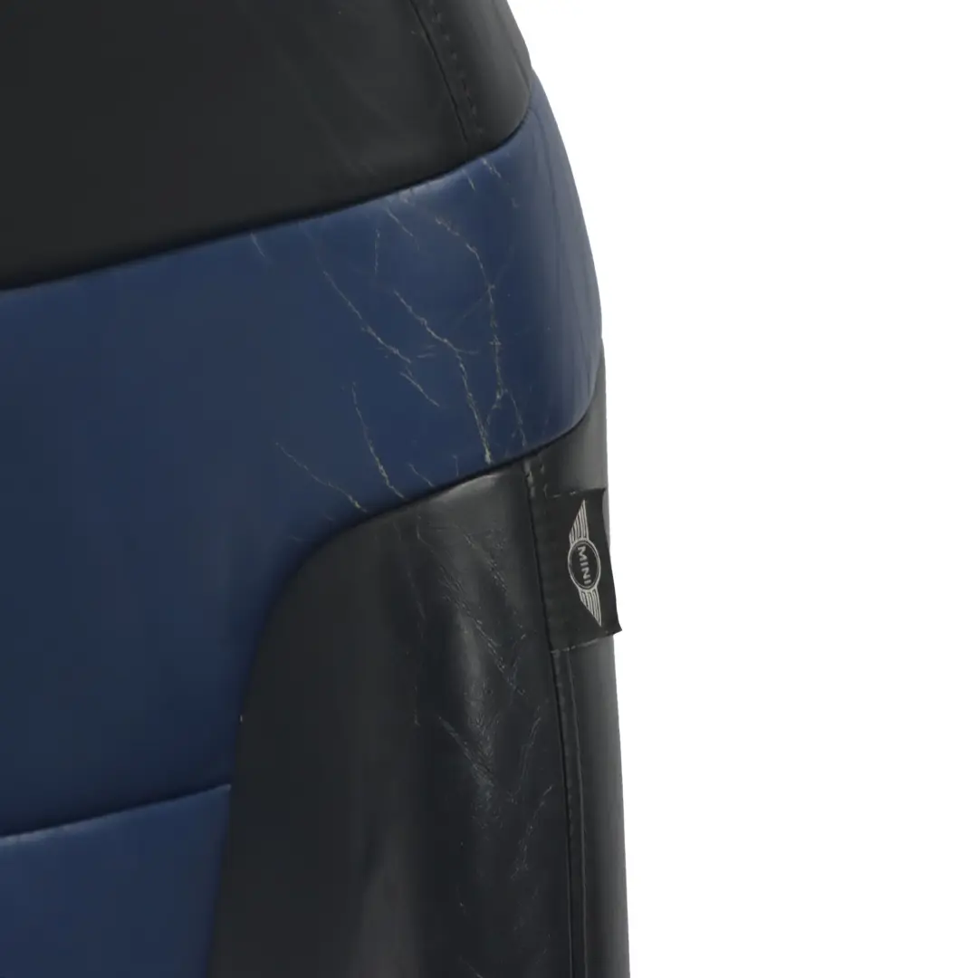  Front Seat Mini R50 R53 Sport Right O/S Leather Gravity Lapis Blue - SKU 7073020-1 - Part number 7073020