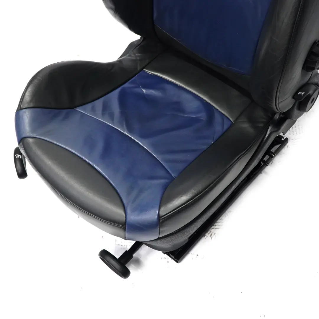Front Seat Mini R50 R53 Sport Heated Right O/S Leather Gravity Lapis Blue to with Part number 7073020 Front Seat Mini R50 R53 Sport Heated Right O/S Leather Gravity Lapis Blue - SKU 7073020-2 - Part number 7073020