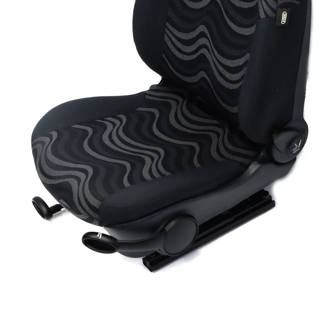 Vorne Links Stoff Sitz Stoffsitz Aqua Panther Schwarz für Mini Cooper One R50 mit Teilenummer 7073067 Mini Cooper One R50 Vorne Links Stoff Sitz Stoffsitz Aqua Panther Schwarz - SKU 7073067 - Teilenummer 7073067